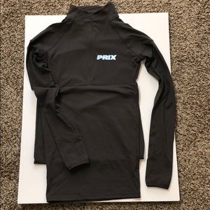 PRIX KNIGHT DRESS CHARCOAL